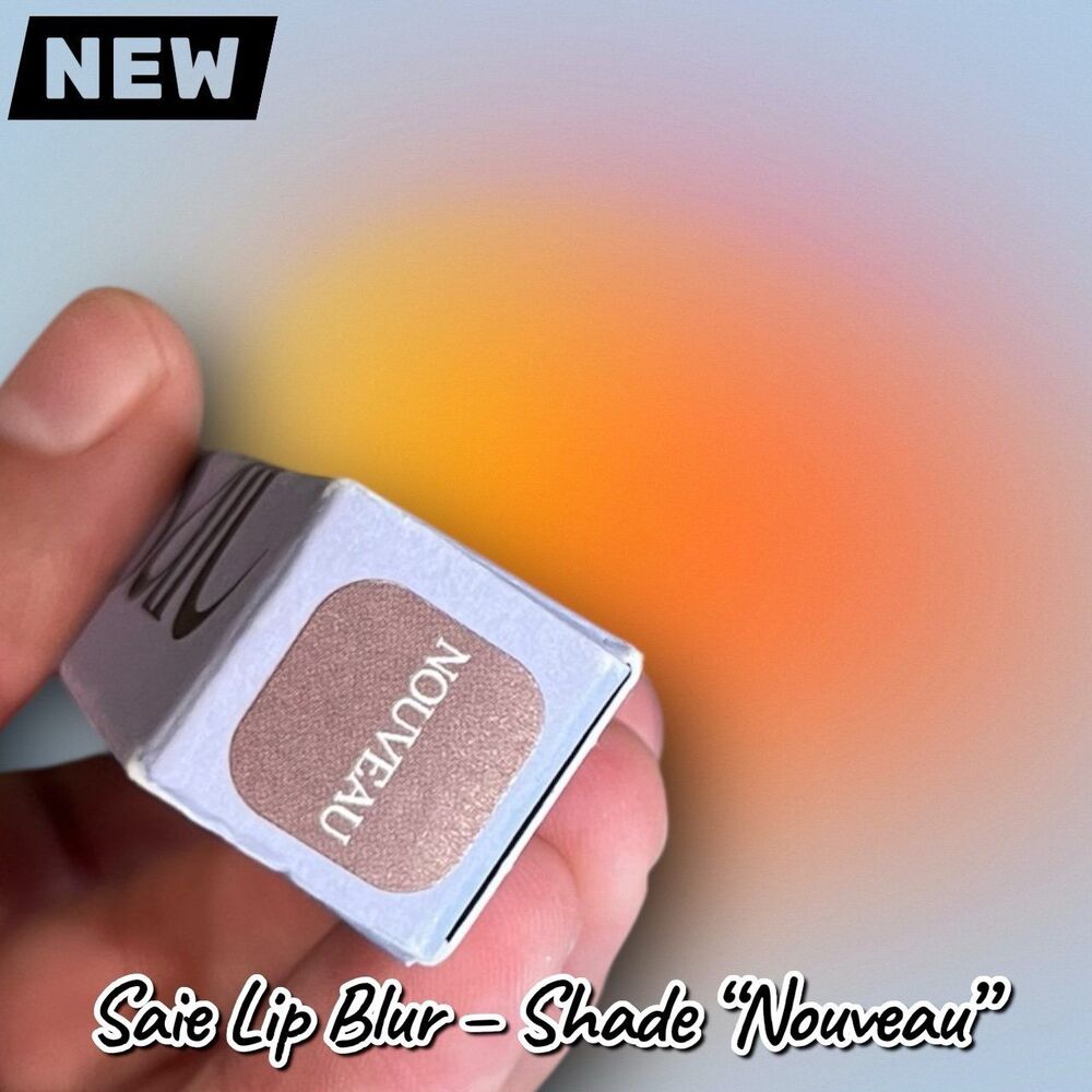 NEW NWT Saie Lip Blur – Shade “Nouveau” – Matte Blurring Lipstick (2.5 g / 0.09 - Picture 3 of 8